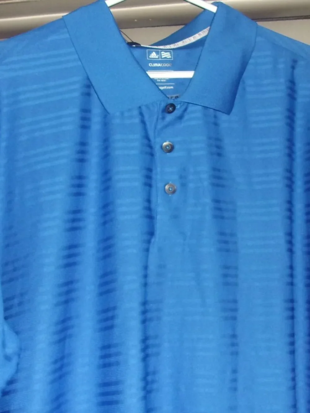 ADIDAS Blue Men's Sport Shirt Size 3XL NEW